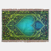 祈りの言葉敷物投げ毛布 スローブランケット (正面)