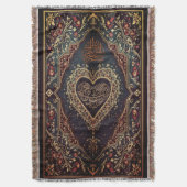 祈りの言葉敷物投げ毛布 スローブランケット (正面縦)