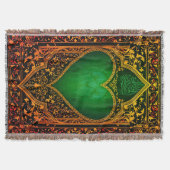 祈りの言葉敷物投げ毛布 スローブランケット (正面)