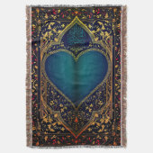 祈りの言葉敷物投げ毛布 スローブランケット (正面縦)