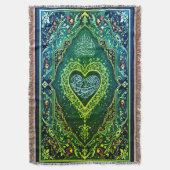 祈りの言葉敷物投げ毛布 スローブランケット (正面縦)