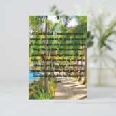 祈りの言葉最も高い神フラットグリーティングカード カード (スタンド正面)