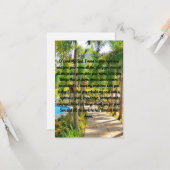 祈りの言葉最も高い神フラットグリーティングカード カード (正面/裏面インサイチュ)