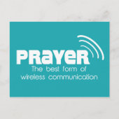 祈りの言葉最高のの型枠 ポストカード (正面)