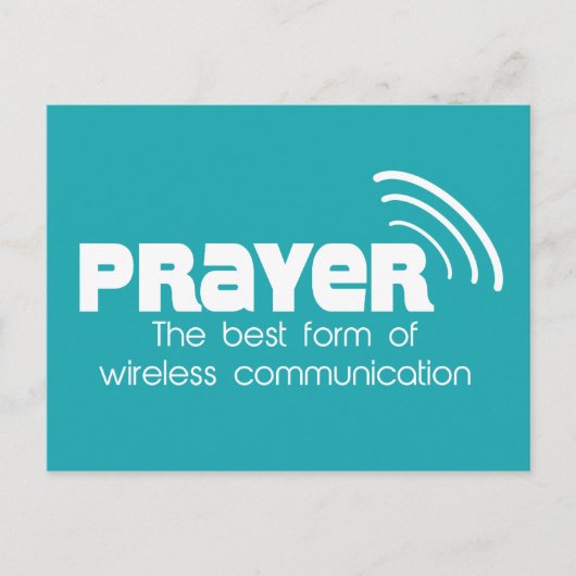 祈りの言葉最高のの型枠 ポストカード (正面)