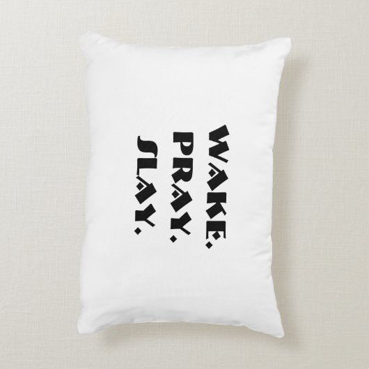 祈りの言葉枕 アクセントクッション (裏面(縦))