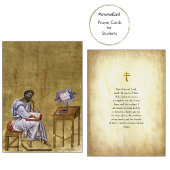 祈りの言葉正教の学生用カード プレイスカード