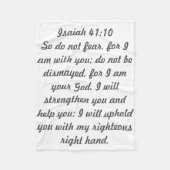 祈りの言葉毛布 フリースブランケット (正面)