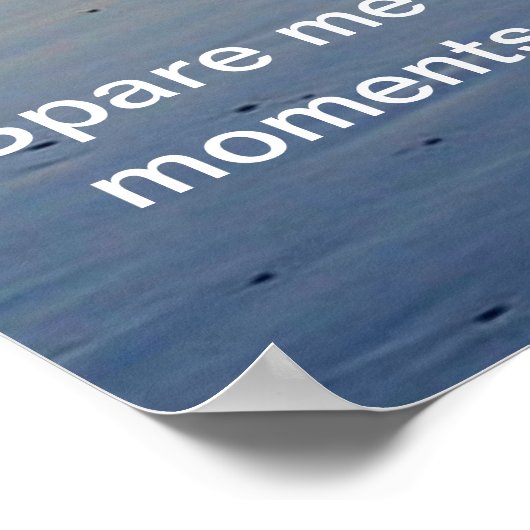 祈りの言葉犬のシルエットポスター ポスター (角)