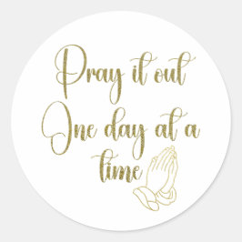 祈りの言葉確認引用文 ラウンドシール