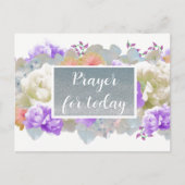 祈りの言葉聖なる書物、 経典今日のフェイクグリッター葉書 シーズンポストカード (正面)