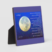 祈りの言葉詩 フォトプラーク (正面)