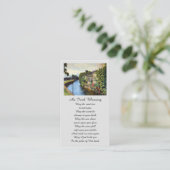 祈りの言葉賛美メモリカード 名刺 (スタンド正面)