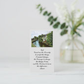 祈りの言葉賛美メモリカード 名刺 (スタンド正面)