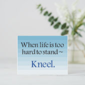 祈りの言葉贈与 ポストカード (スタンド正面)