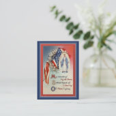 祈りの言葉軍隊賛美ヴァージンメアリーホリーカード 名刺 (スタンド正面)