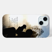 祈りの言葉電話に専念 Case-Mate iPhoneケース (裏面 (横))