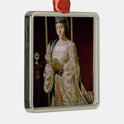 祈りの言葉1520-22年のカスティリャのイザベラ メタルオーナメント (右)