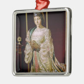 祈りの言葉1520-22年のカスティリャのイザベラ メタルオーナメント (左)