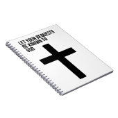 祈りの言葉: あなたの要求に神に知らせて下さい ノートブック (右側)