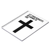 祈りの言葉: あなたの要求に神に知らせて下さい ノートブック (左側)