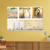 "祈りの言葉"ウェスタンウォールKOTELエルサレム旧市街 キャンバスプリント (インサイチュ (リビング))