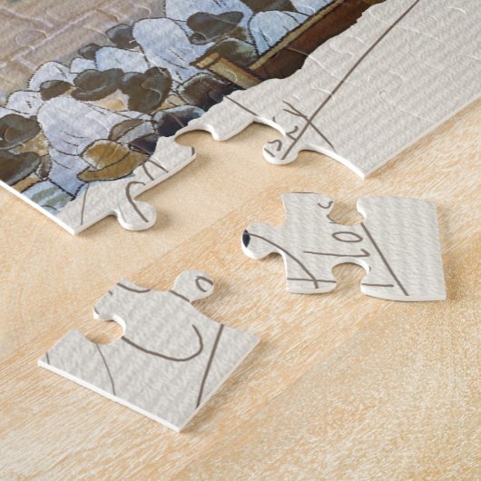 祈りの言葉，ウエスタンウォールコテルエルサレム旧市芸術 ジグソーパズル (側面)