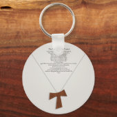 祈りの言葉・オブ・サンフランシス キーホルダー (正面)