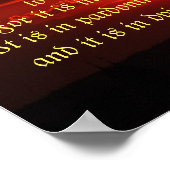 祈りの言葉・オブ・サンフランシス ポスター (角)