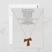 祈りの言葉・オブ・サンフランシス ポストカード (正面/裏面)