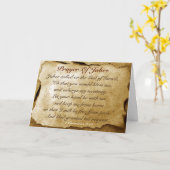 祈りの言葉・オブ・ジェイベス聖書の歌の挨拶状 カード (黄色い花)