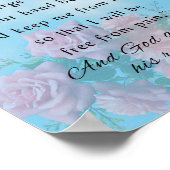 祈りの言葉・オブ・ジェベス ポスター (角)