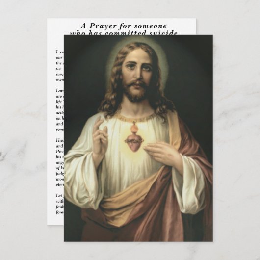 祈りの言葉 カード (正面/裏面)