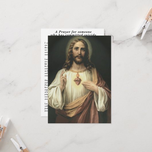 祈りの言葉 カード (正面/裏面インサイチュ)