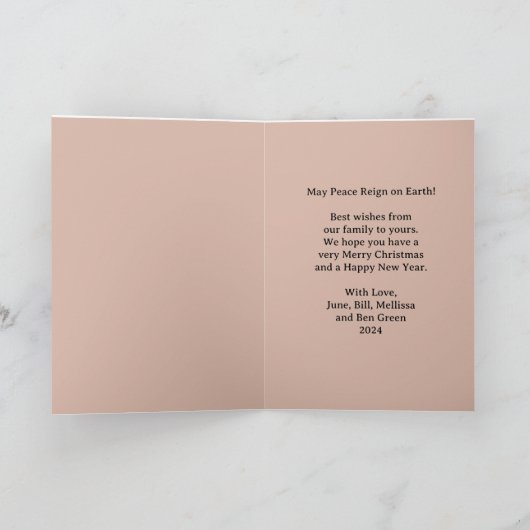 祈りの言葉 カード (内部)