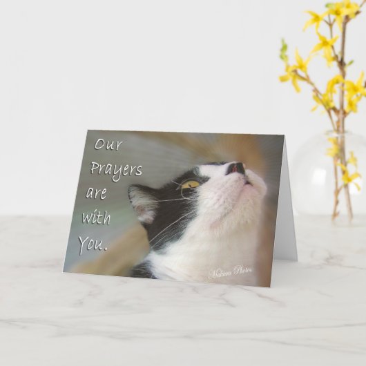 祈りの言葉 カード (黄色い花)