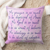 祈りの言葉 クッション (ブランケット)