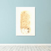 "祈りの言葉"コテルオールドシティエルサレムIsrael 絵を描 Art キャンバスプリント (インサイチュ (ウッドフロア))