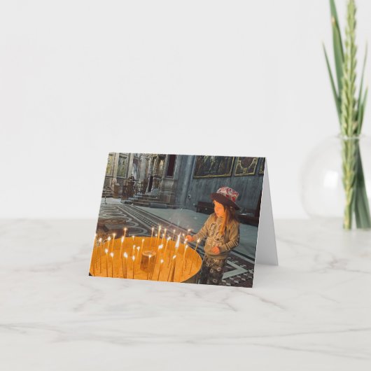 祈りの言葉 サンキューカード (正面)