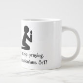 祈りの言葉 – ジャンボマグ ジャンボコーヒーマグカップ (右)