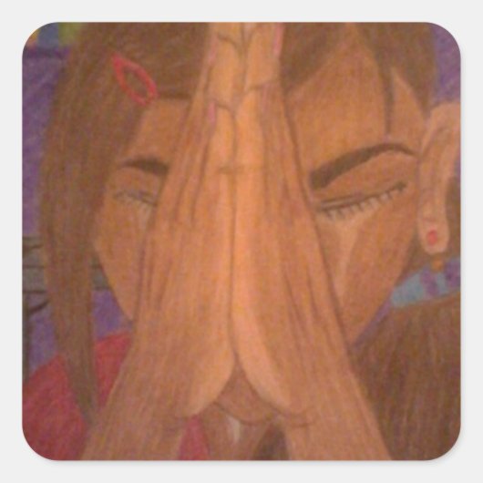 祈りの言葉 スクエアシール (正面)