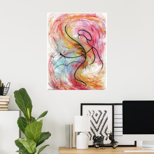 祈りの言葉 ポスター (ホームオフィス)