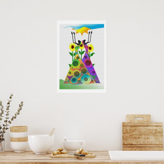 祈りの言葉 ポスター (キッチン)