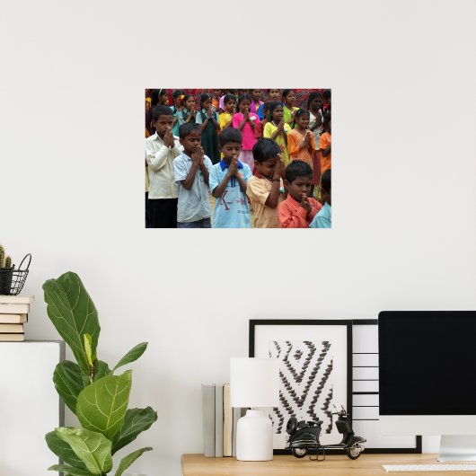 祈りの言葉 ポスター (ホームオフィス)