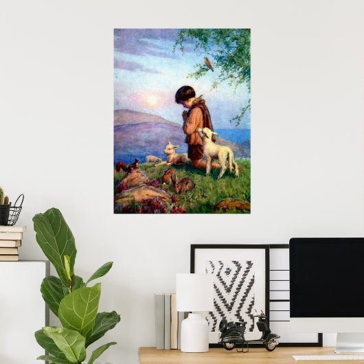 祈りの言葉 ポスター (ホームオフィス)