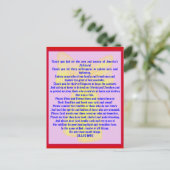 祈りの言葉 ポストカード (スタンド正面)