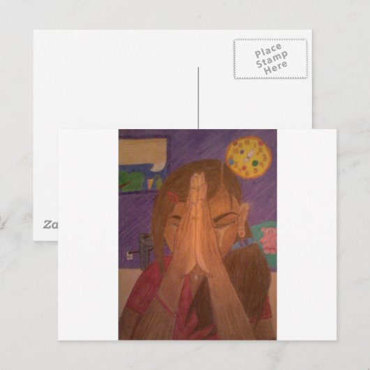 祈りの言葉 ポストカード (正面/裏面)