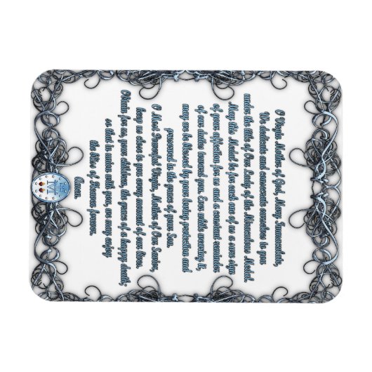 祈りの言葉 マグネット (横)