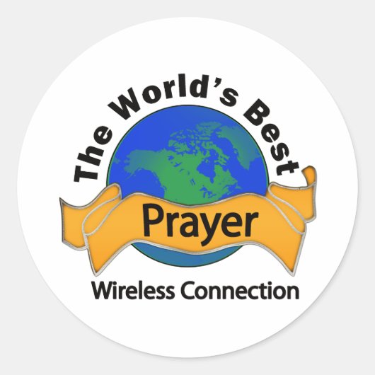 祈りの言葉 ラウンドシール (正面)