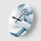 祈りの言葉 ラウンド壁時計 (傾斜)